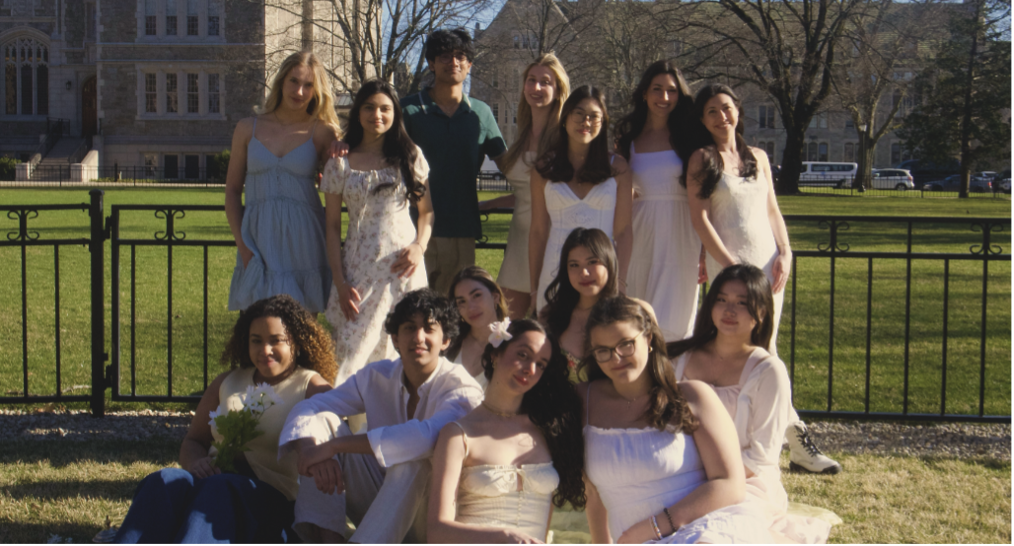 Project Creative Industries 2025 Spring Executive Board Eternal Bloom Photoshoot.
